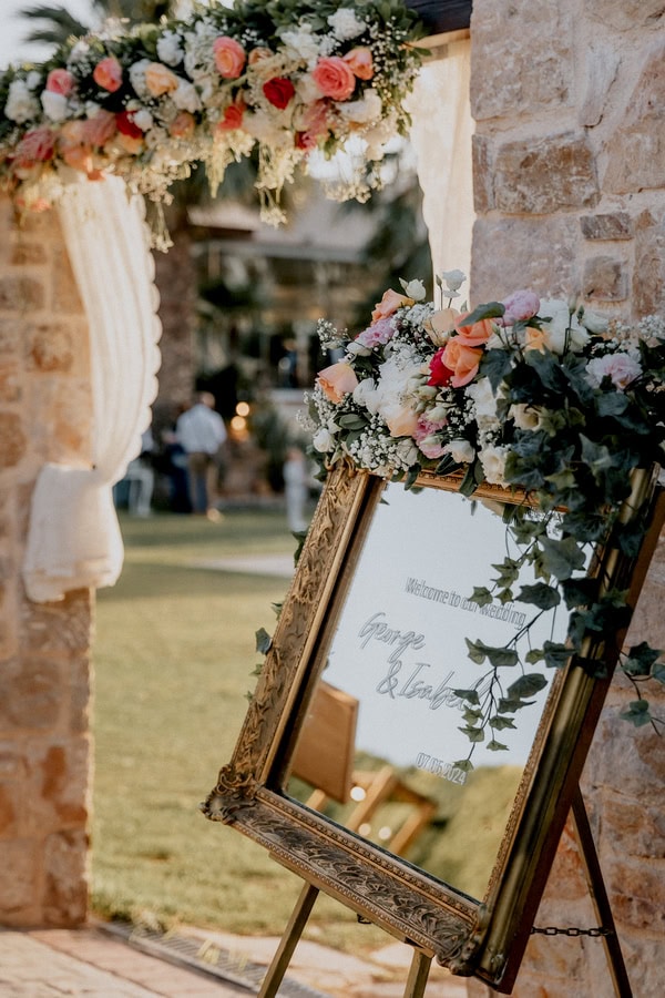 Romantic Summer Wedding Pale Peach Blooms