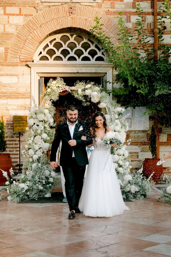 Summer Chic Wedding Baptism Thessaloniki All White Flowers