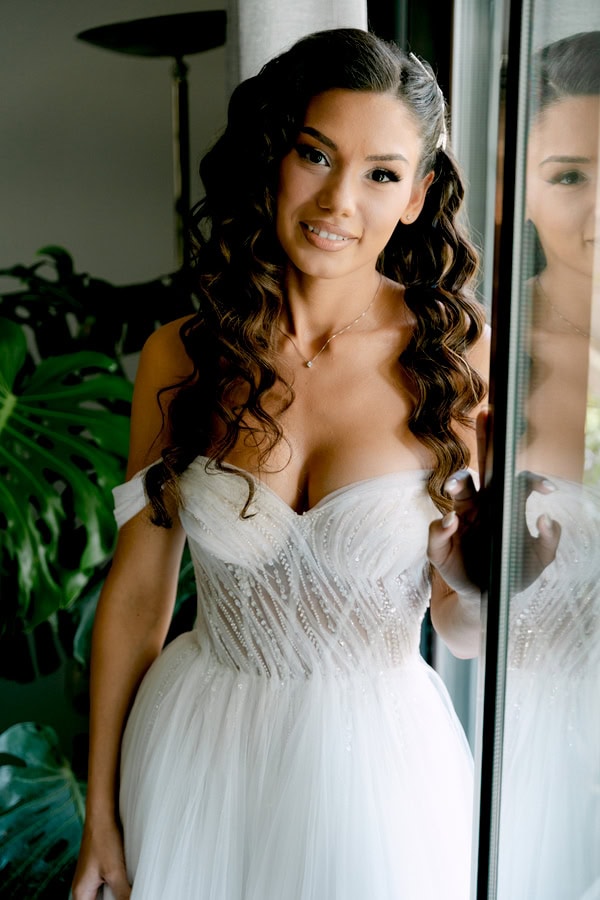 Summer Chic Wedding Baptism Thessaloniki All White Flowers