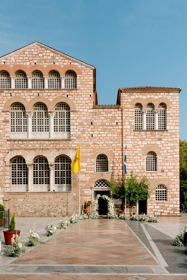 Summer Chic Wedding Baptism Thessaloniki All White Flowers