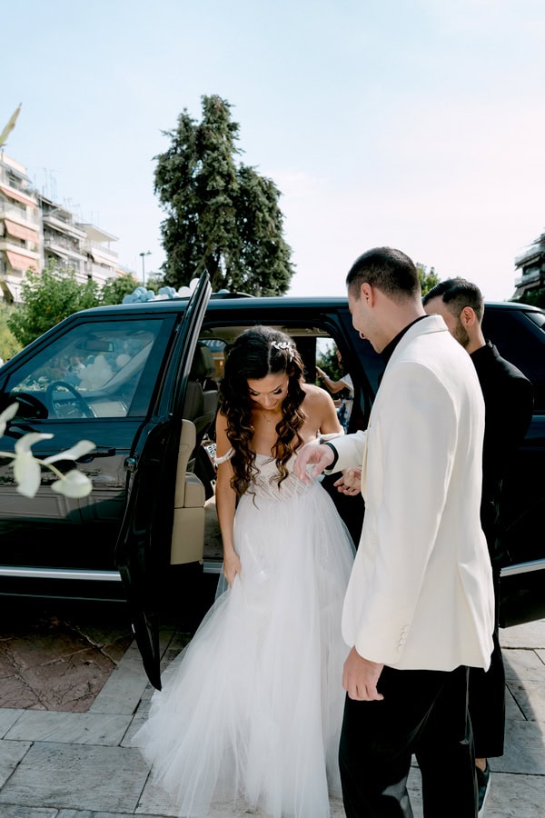 Summer Chic Wedding Baptism Thessaloniki All White Flowers