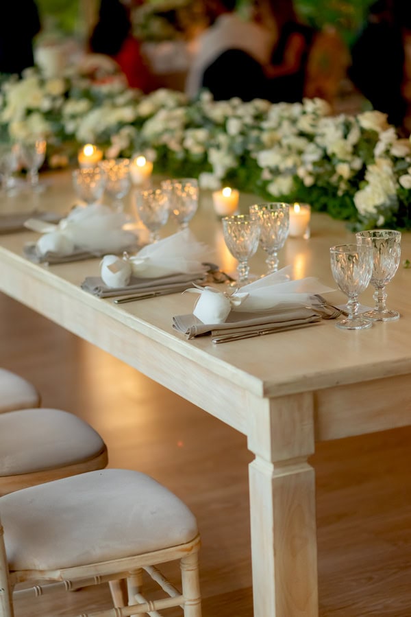 Summer Wedding Athens White Blooms