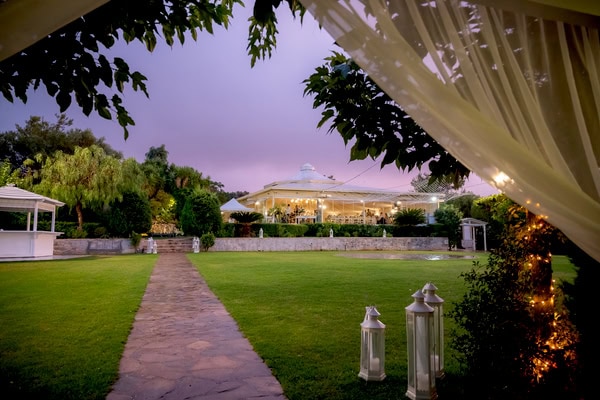 Summer Wedding Athens White Blooms