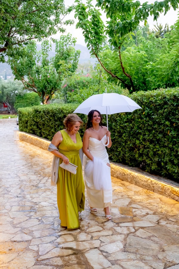 Summer Wedding Athens White Blooms