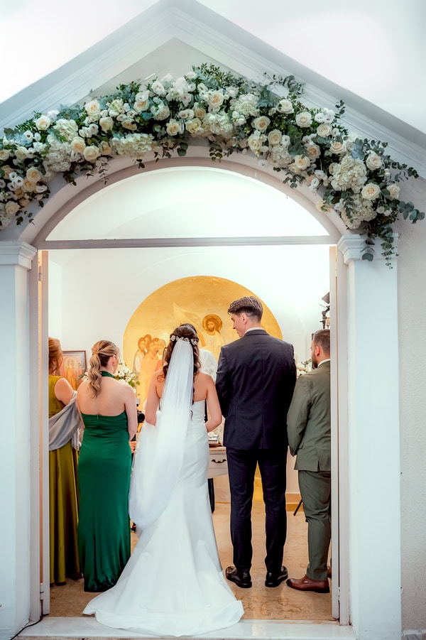 Summer Wedding Athens White Blooms