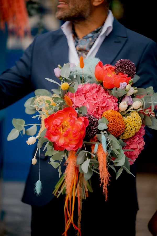 Summer Wedding Baptism Colorful Florals