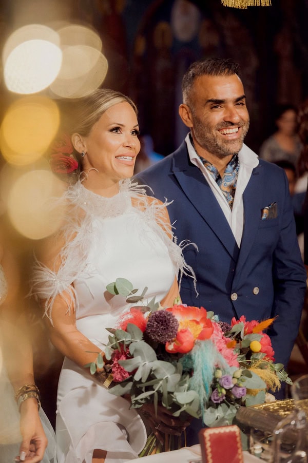 Summer Wedding Baptism Colorful Florals