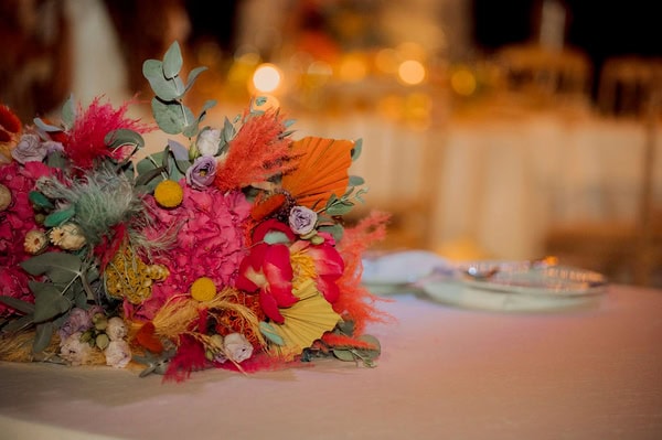 Summer Wedding Baptism Colorful Florals