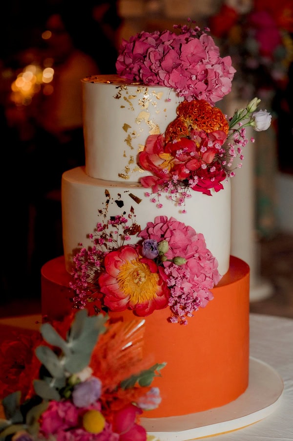 Summer Wedding Baptism Colorful Florals