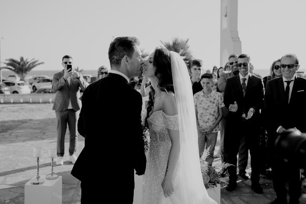 Summer Wedding Peach Hues Kanali Prevezas