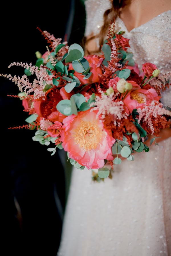 Summer Wedding Peach Hues Kanali Prevezas