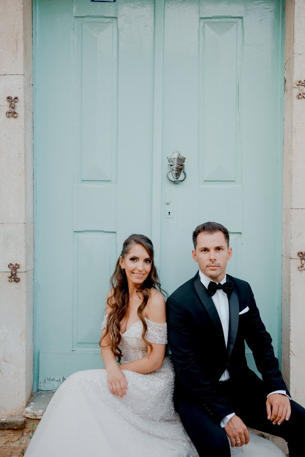 Summer Wedding Peach Hues Kanali Prevezas