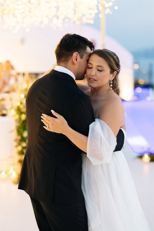 Summer Wedding Santorini Beautiful Blooms