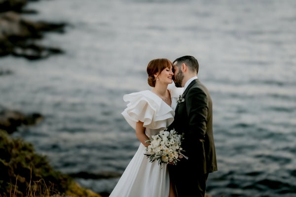 Summer Wedding White Blooms Olives Leaves