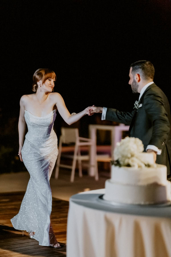 Summer Wedding White Blooms Olives Leaves