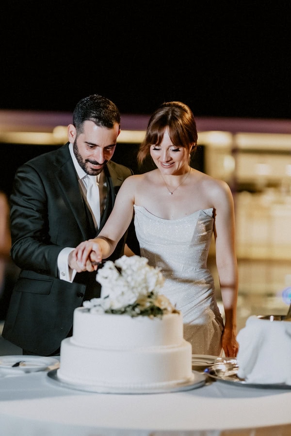 Summer Wedding White Blooms Olives Leaves