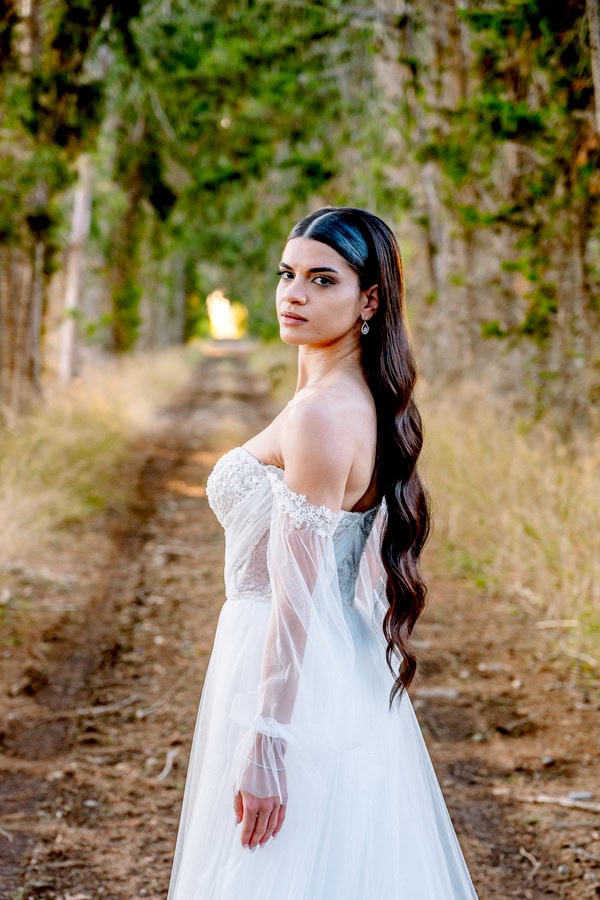 Winter Wedding Nicosia Pale Blue Hydrangeas