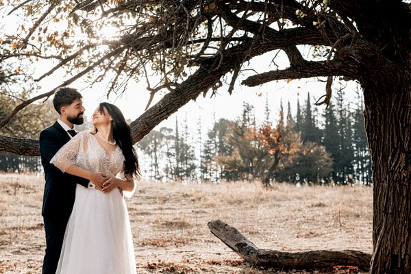 Beautiful Fall Wedding Athens White Blooms