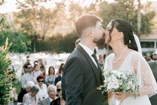 Beautiful Fall Wedding Athens White Blooms