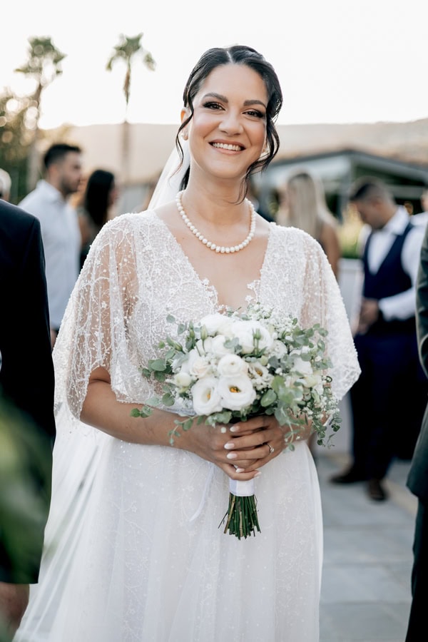Beautiful Fall Wedding Athens White Blooms