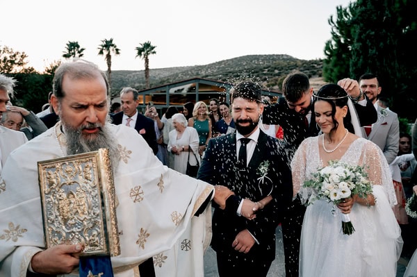 Beautiful Fall Wedding Athens White Blooms