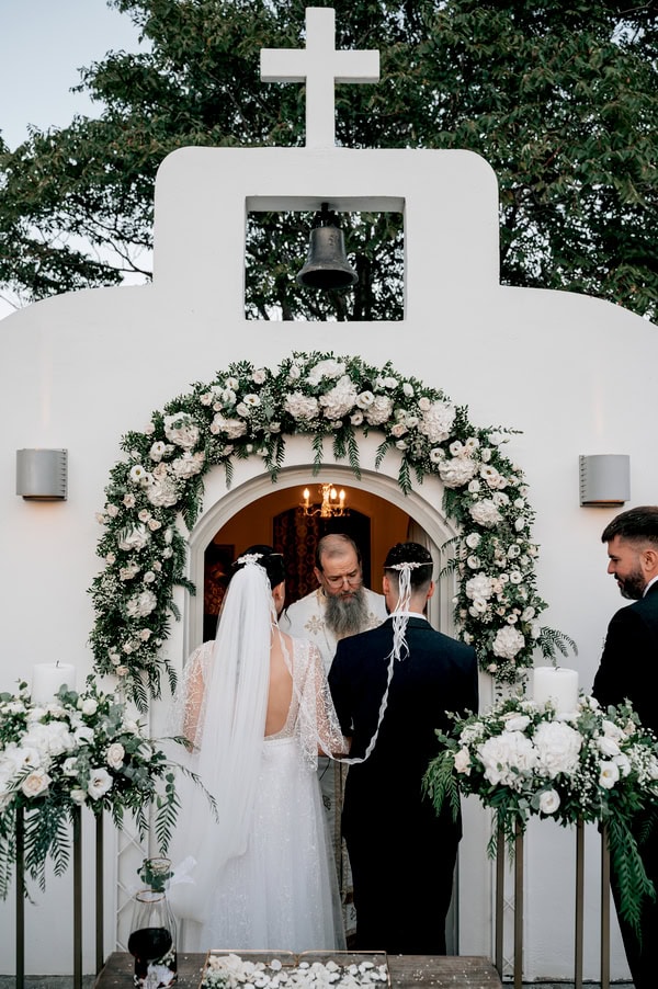 Beautiful Fall Wedding Athens White Blooms