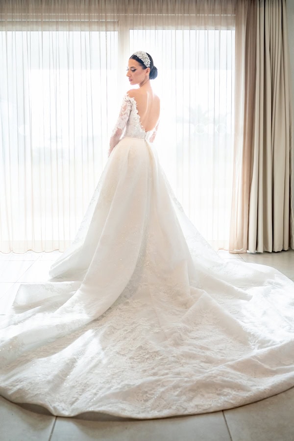 Beautiful Winter Wedding Agia Napa White Roses
