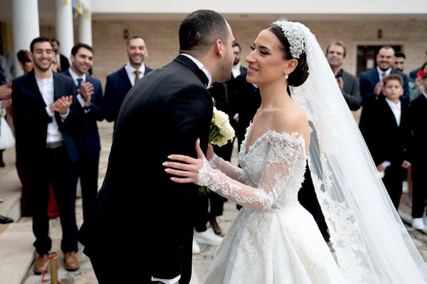 Beautiful Winter Wedding Agia Napa White Roses