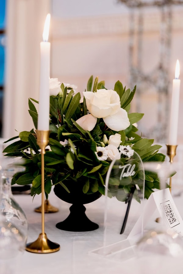 Chic Decorative Ideas Wedding Black White Details