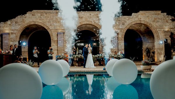Chic Summer Wedding Blue Hydrangea Athens