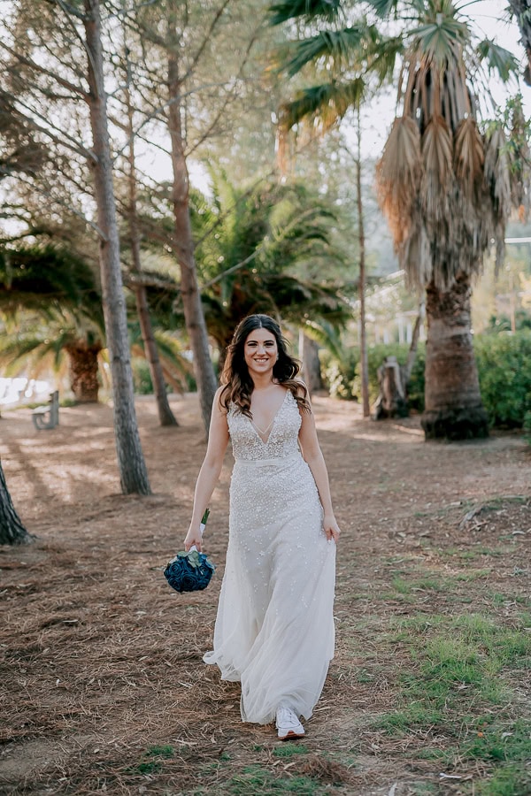 Fall Wedding Deep Blue Sades