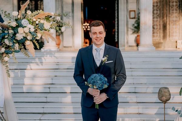 Fall Wedding Deep Blue Sades