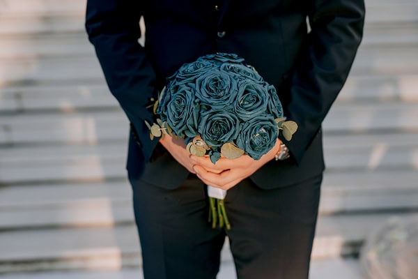 Fall Wedding Deep Blue Sades