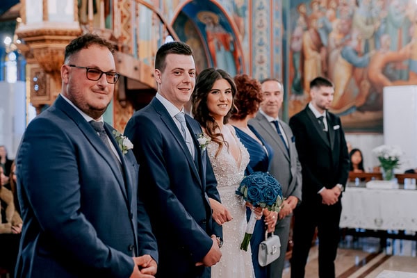 Fall Wedding Deep Blue Sades