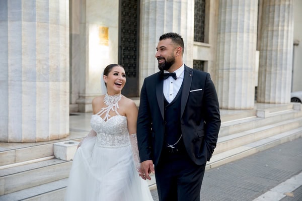 Fall Wedding Thessaloniki White Roses Babys Breath