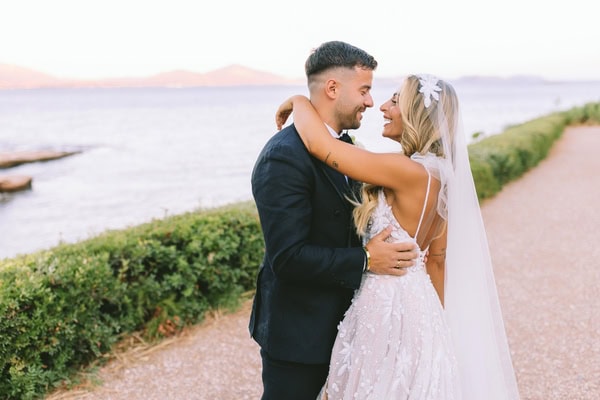 Gorgeous Destination Wedding Elegant White Bloom Olive Leaves