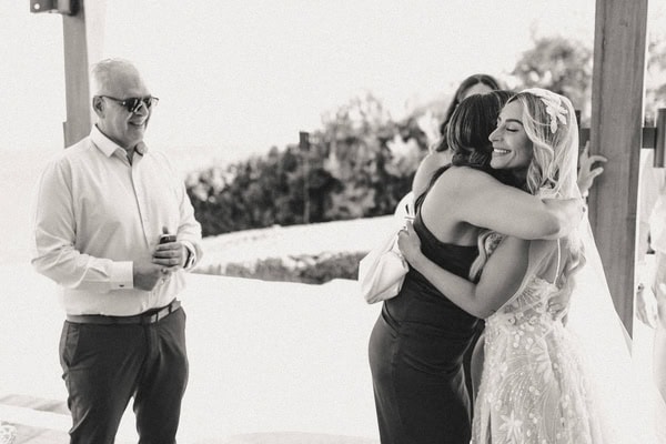 Gorgeous Destination Wedding Elegant White Bloom Olive Leaves