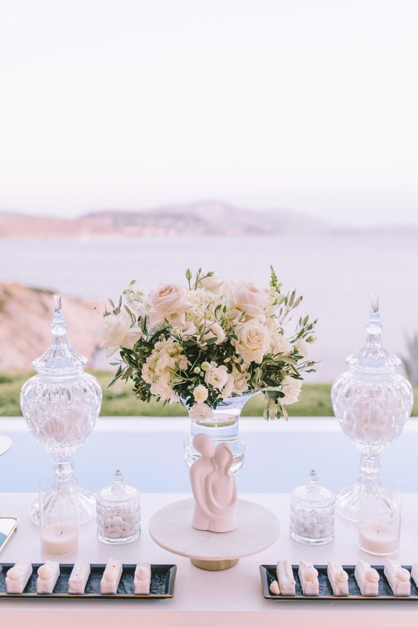 Gorgeous Destination Wedding Elegant White Bloom Olive Leaves