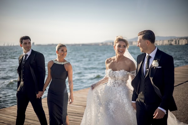 Lovely Summer Wedding Thessaloniki White Blooms