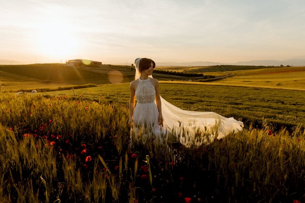 Pretty Spring Wedding Ktima Elena Colorful Blooms