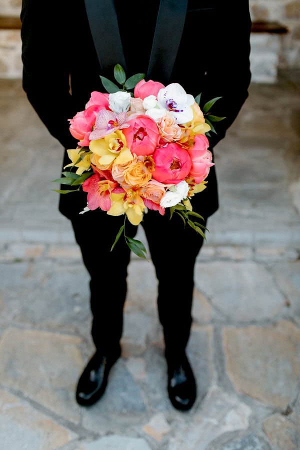 Pretty Spring Wedding Ktima Elena Colorful Blooms