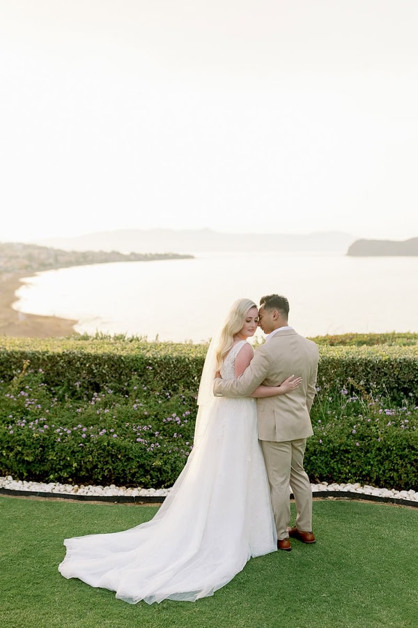 Romantic Destination Wedding Chania Gorgeous White Floral Creations