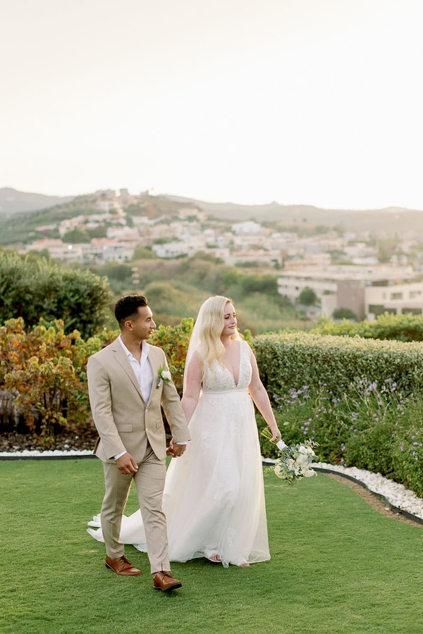 Romantic Destination Wedding Chania Gorgeous White Floral Creations