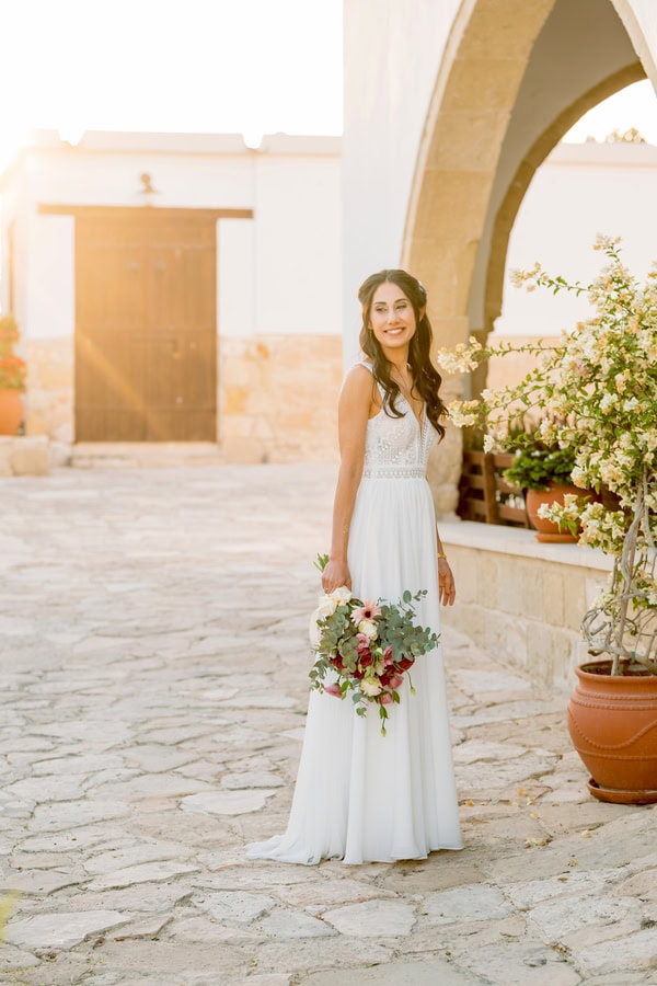 Romantic Wedding Larnaca Colorful Flowers
