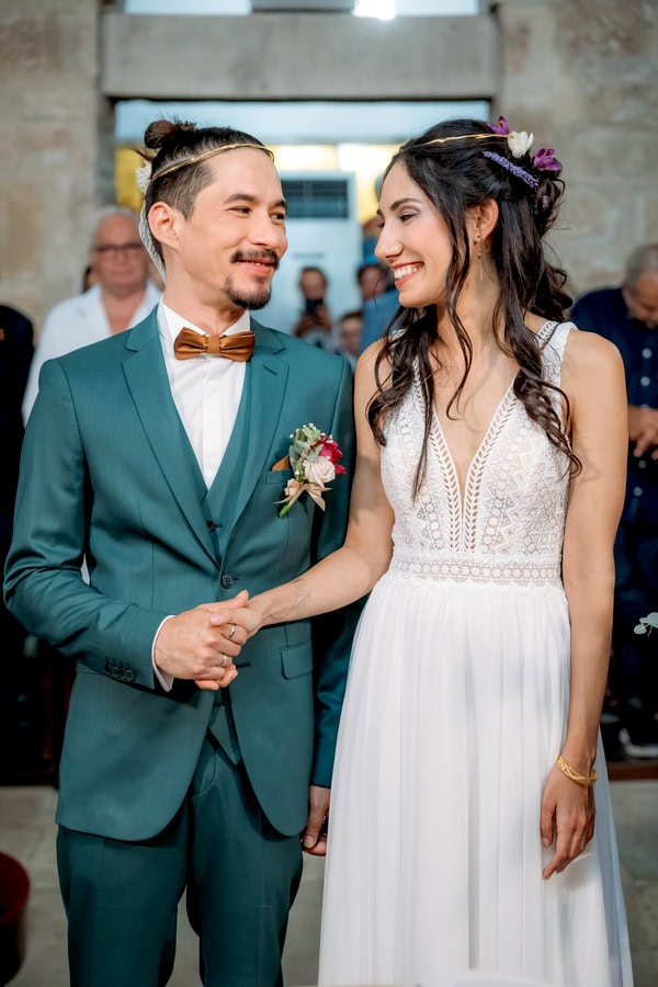 Romantic Wedding Larnaca Colorful Flowers