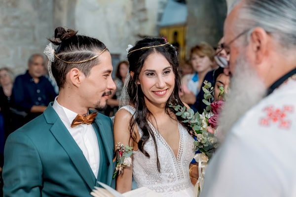 Romantic Wedding Larnaca Colorful Flowers