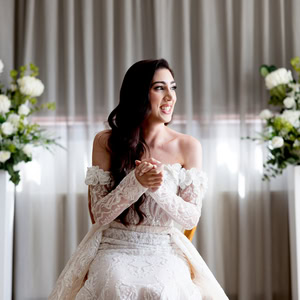 Ρομαντικός γάμος στη Λάρνακα με elegant λευκά άνθη | Μαρία & Λούκας