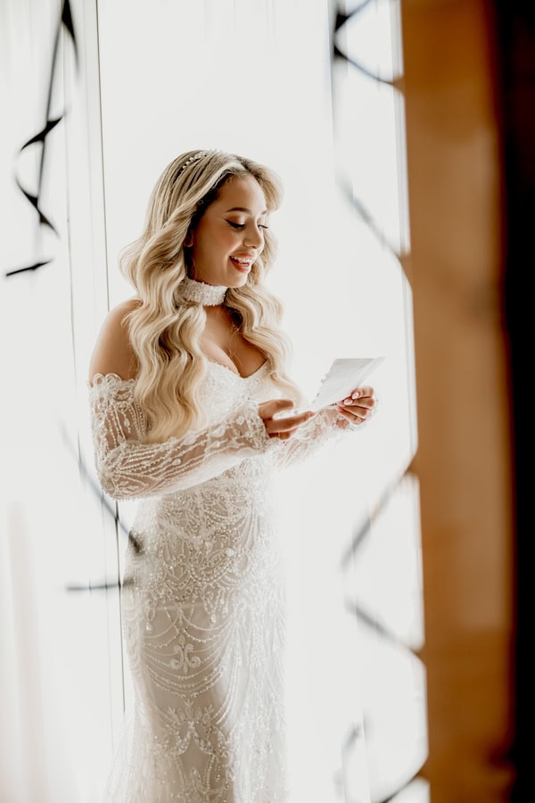 Spring Wedding Limassol Black White Details