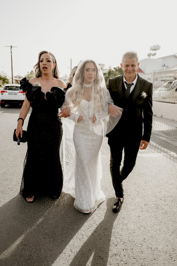 Spring Wedding Limassol Black White Details