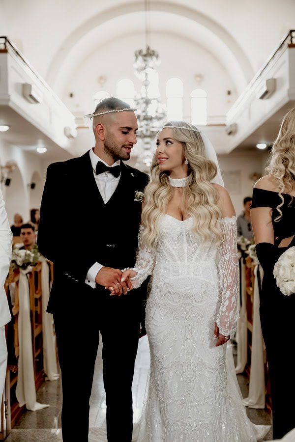 Spring Wedding Limassol Black White Details